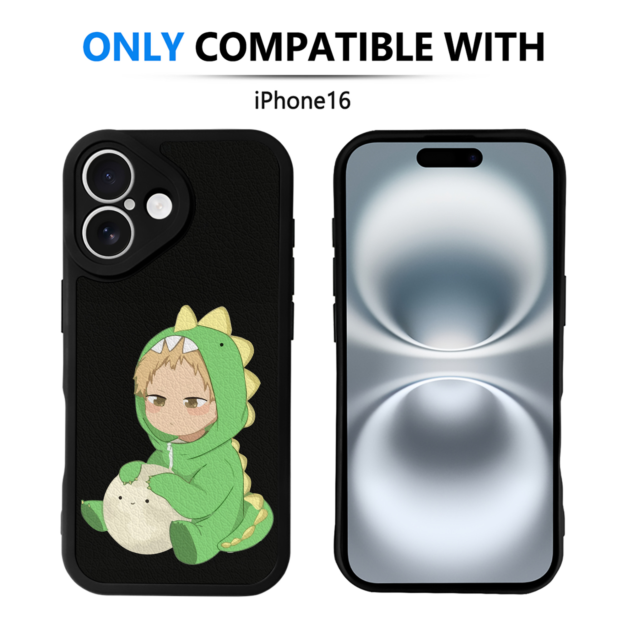 （画像用） ハイキュー!! Haikyu!! 【iPhone 16シリーズ対応】シリコンスマホケース（レザー調） 材質：シリコン